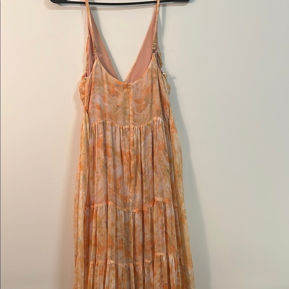 Astr the label Orange Ruched Gown - Picture 3 of 4